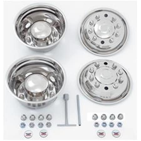 Phoenix Usa 19.5 in. 10 Lug 5 Hand Hole 285 mm BC Wheel Dotliner Simulator Set PHONH5092